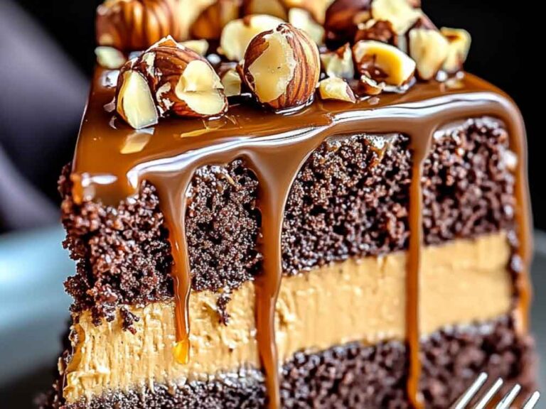 Turtle Caramel Cake