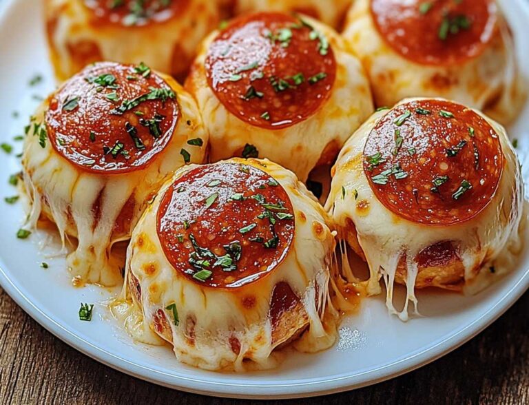 Cheesy Pepperoni Pizza Bombs