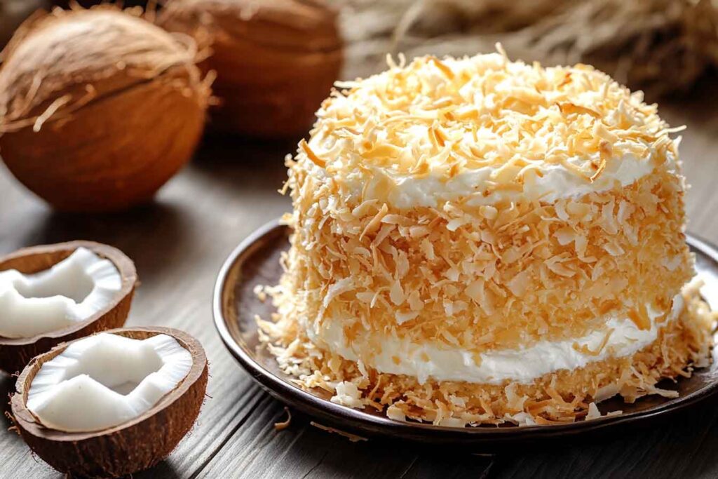 Coconut Custard Cake Recipe