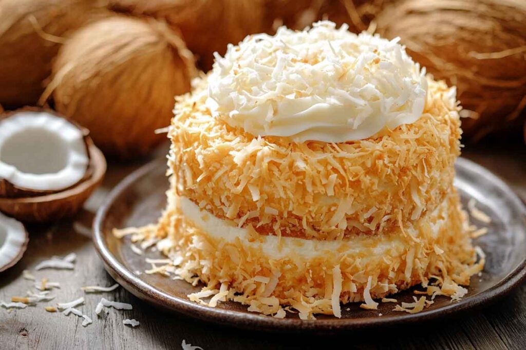 Coconut Custard Cake Recipe