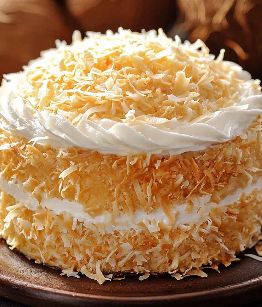 Coconut Custard Cake Recipe