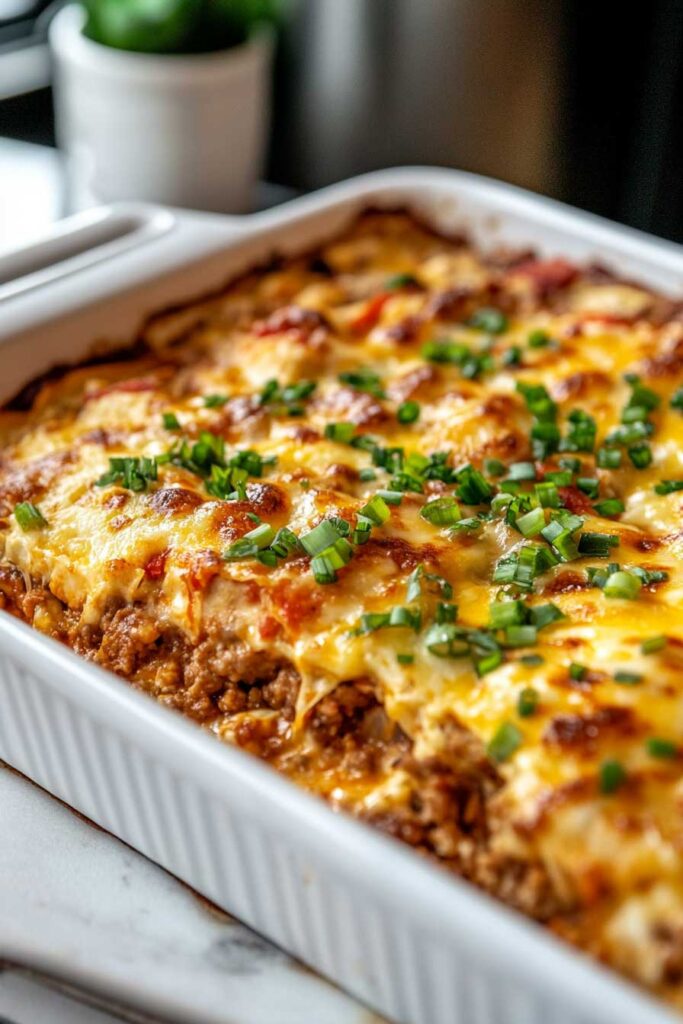 Easy Baked Burrito Casserole Recipe