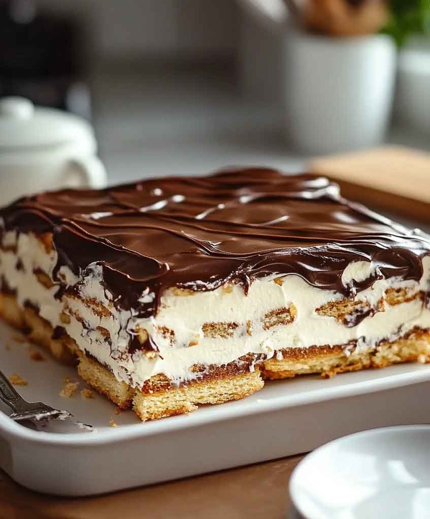 No Bake Eclair Cake Recipe