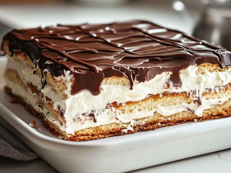 No Bake Eclair Cake