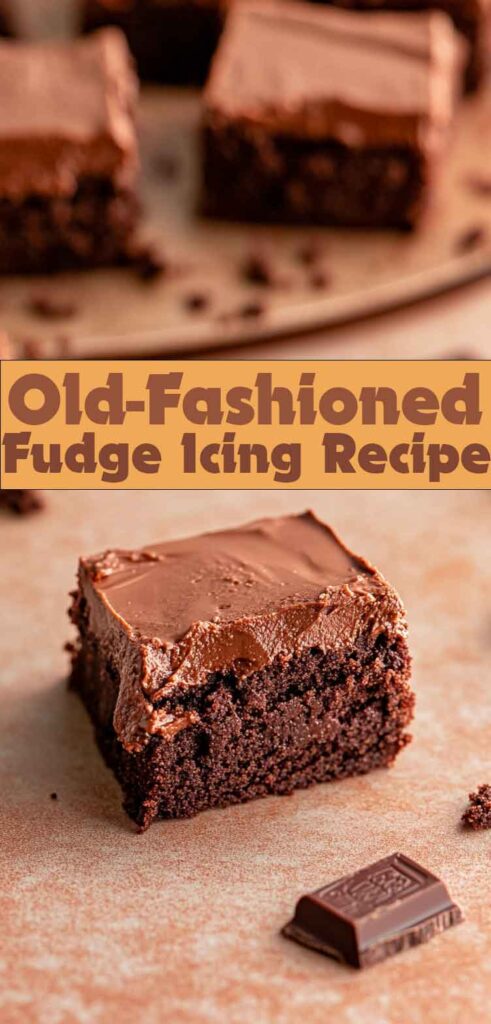 Old-Fashioned Fudge Icing Recipe