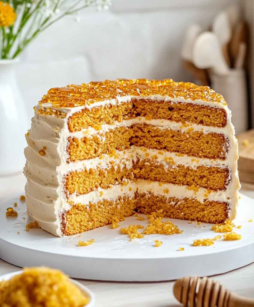 Easy Russian Honey Cake Recipe