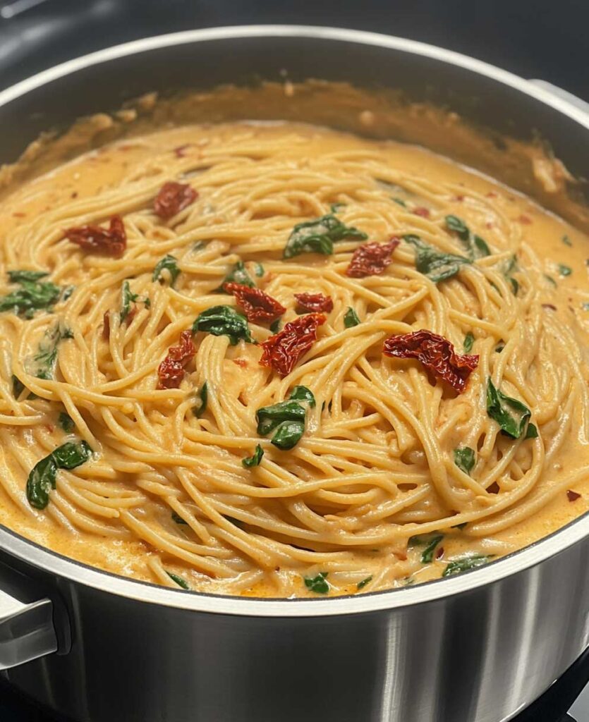 Ingredients for the Sun-Dried Tomato Cream Sauce