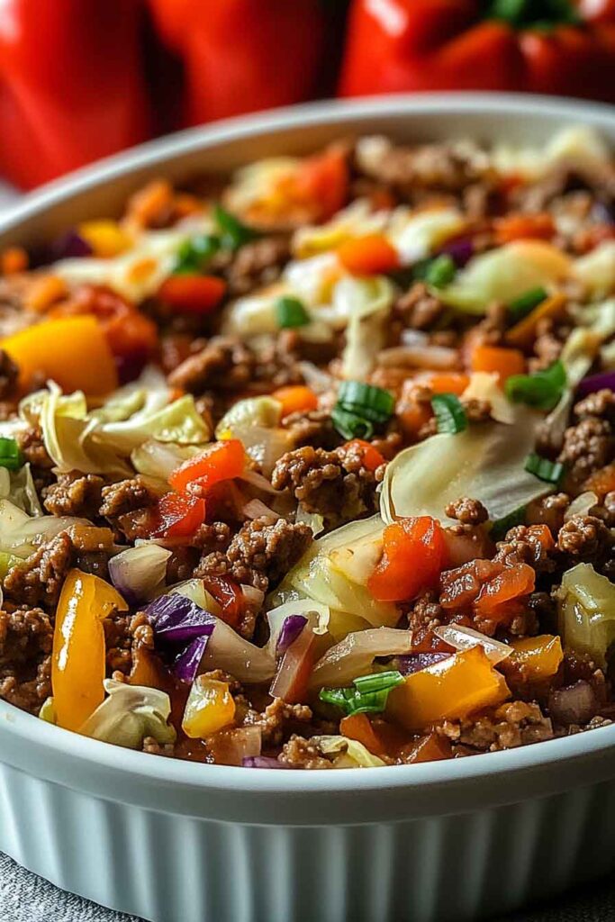 Cabbage Beef Bake