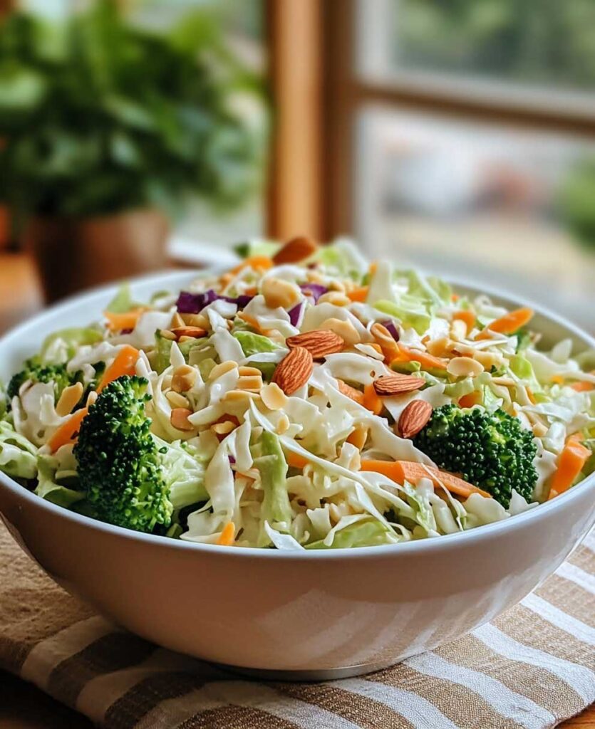 Easy Oriental Ramen Broccoli Cole Slaw