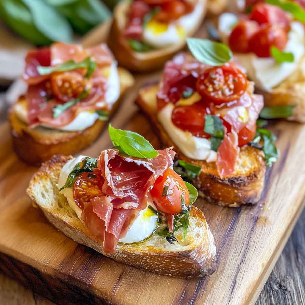 How to Serve Balsamic Bruschetta